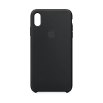 Apple - Cover per cellulare - silicone - nero - per iPhone XS Max